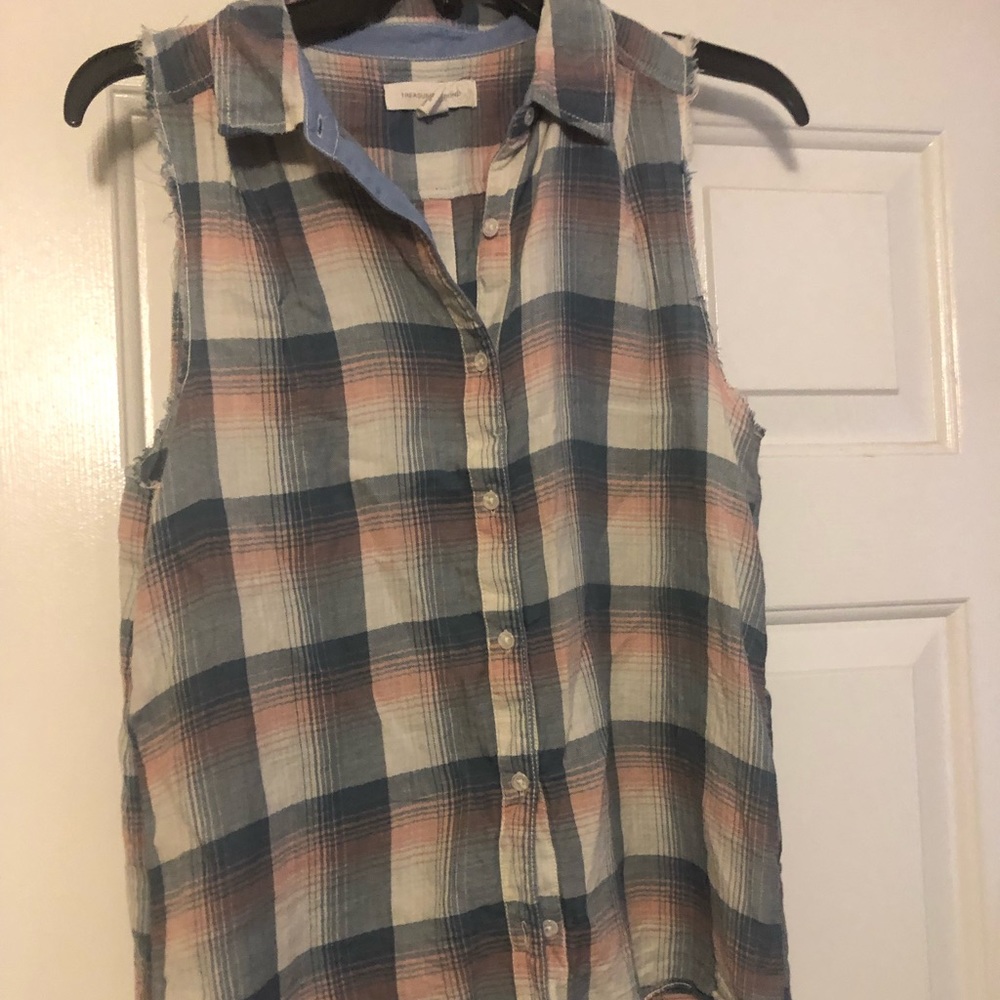 Treasure and Bond Girls sleeveless blouse